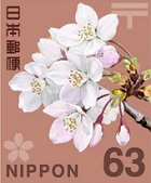 63円普通切手・ソメイヨシノ―日本郵便株式会社