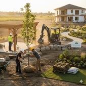 造園工事業ーGoogle Gemini 写真生成
